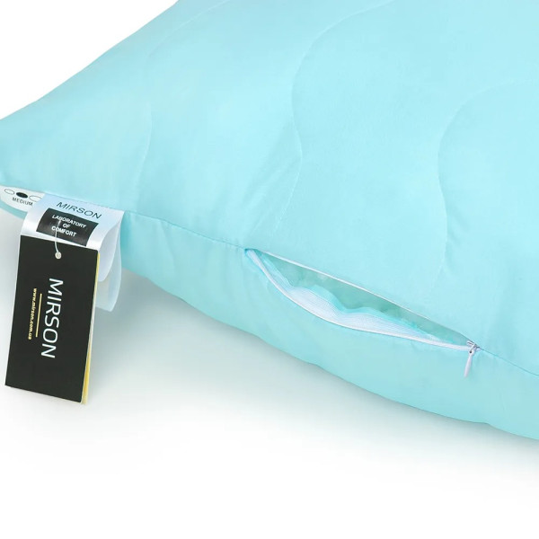 Фото - Подушка стандартная MirSon BamBoo №1613 Eco Light Blue (2200002647250)
