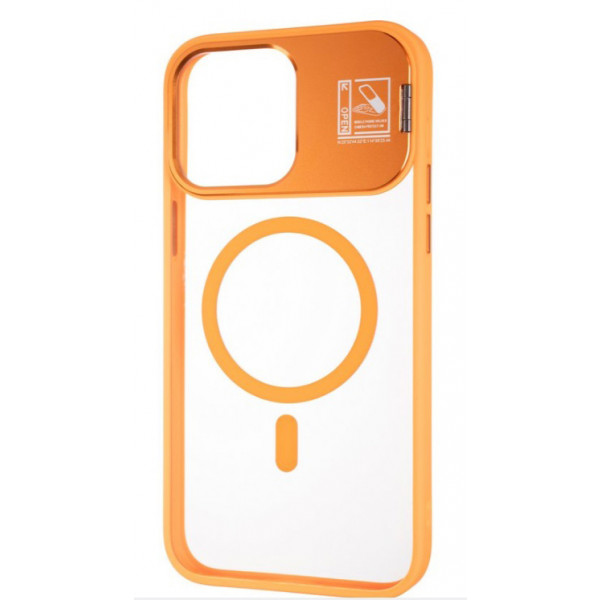 Фото - Чохол для смартфону Gelius Yoga Case Camera stand MagSafe for iPhone 13 Flame Orange (98600)