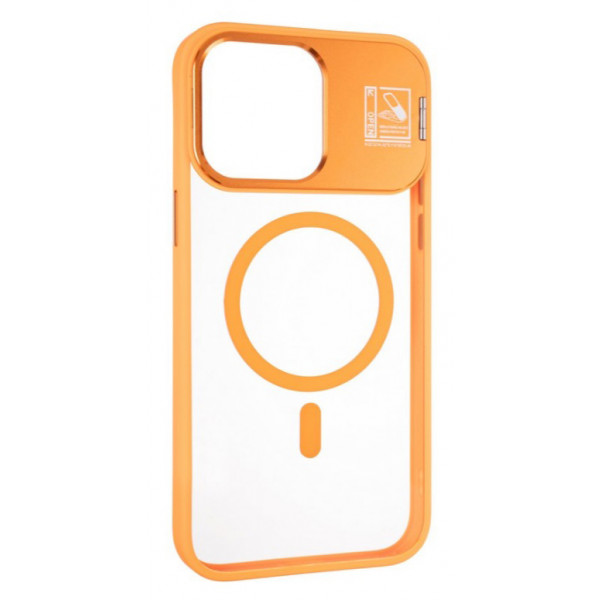 Фото - Чохол для смартфону Gelius Yoga Case Camera stand MagSafe for iPhone 13 Flame Orange (98600)