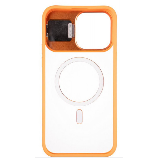 Фото - Чохол для смартфону Gelius Yoga Case Camera stand MagSafe for iPhone 13 Flame Orange (98600)