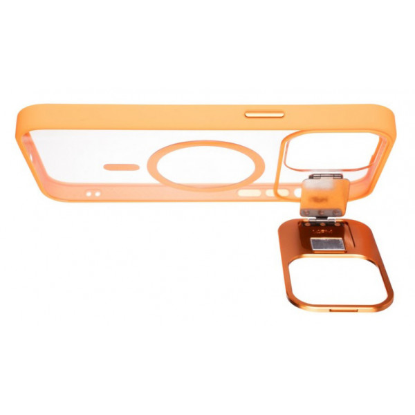 Фото - Чохол для смартфону Gelius Yoga Case Camera stand MagSafe for iPhone 13 Flame Orange (98600)