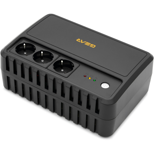 Фото - Источник бесперебойного питания GEAR UPS 1000VA, 600W, AVR, 3Schuko (GU-1000P3)