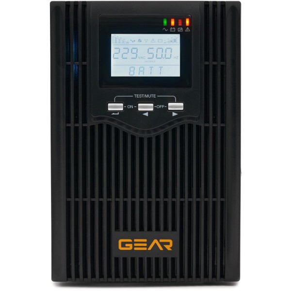 Фото - Источник бесперебойного питания GEAR 1000VA/800W LCD (GU-1000PS)