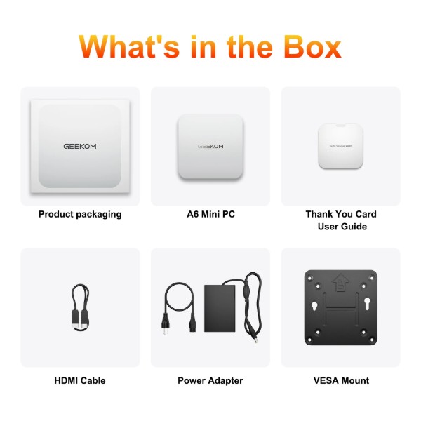 Фото - Неттоп GEEKOM GMA6R76800H-161-EU