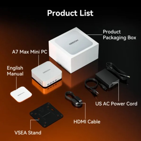 Фото - Неттоп GEEKOM GMA7MAXR97940HS-161T-EU