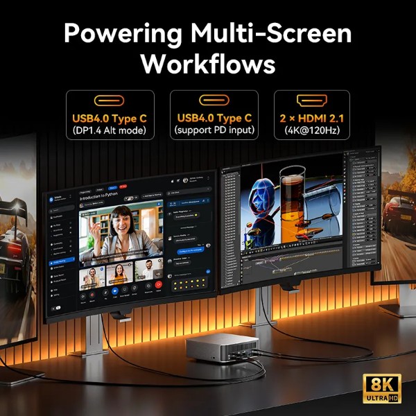 Фото - Неттоп GEEKOM A9MAX (GMA9MAXAI9HX470-321T-EU)