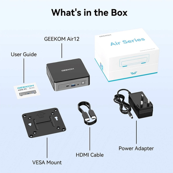 Фото - Неттоп GEEKOM Mini Air12 (GMAIR12PT7505 -8512-EU)
