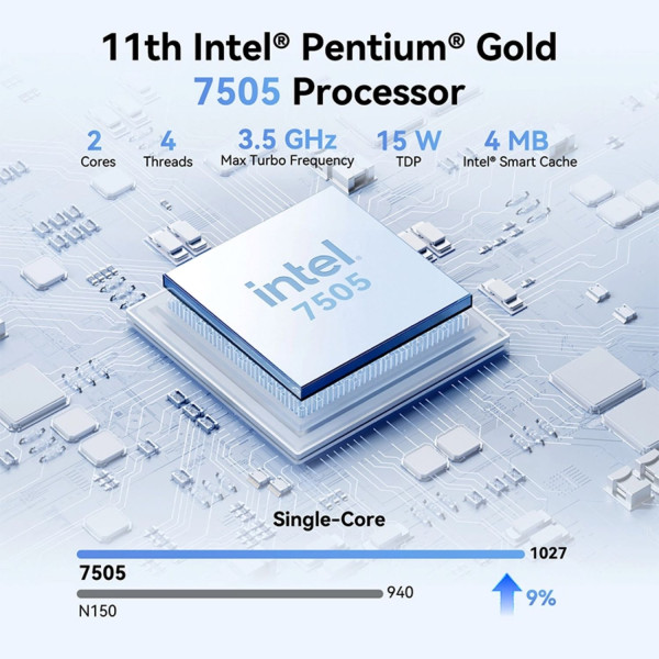 Фото - Неттоп GEEKOM Mini Air12 (GMAIR12PT7505 -8512-EU)