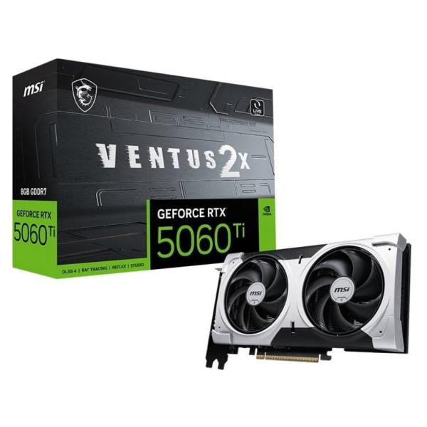 Фото - Видеокарта MSI GeForce RTX 5060 Ti 8GB GDDR7 VENTUS 2X OC PLUS