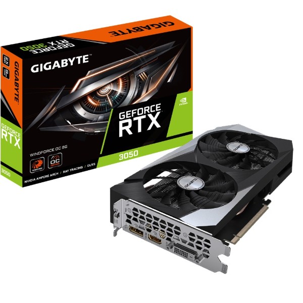 Фото - Відеокарта Gigabyte GeForce RTX 3050 OC V2 8G 8GB GDDR6 (GV-N3050WF2OCV2-8GD)