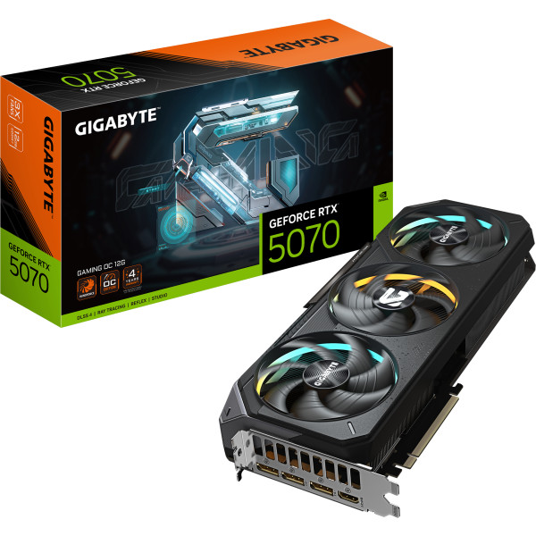 Фото - Видеокарта Gigabyte GeForce RTX 5070 GAMING OC 12G (GV-N5070GAMING OC-12GD)
