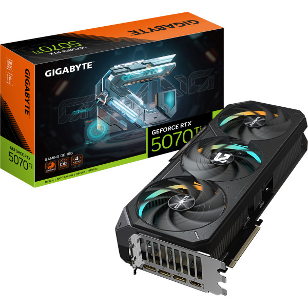 Фото - Відеокарта Gigabyte GeForce RTX 5070 Ti 16Gb GAMING OC (GV-N507TGAMING OC-16GD)
