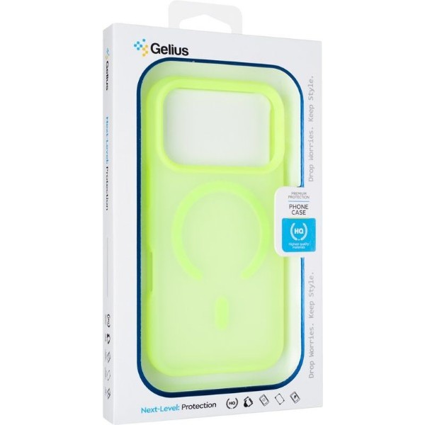 Фото - Чохол для смартфону Gelius AirLight (MagSafe) for iPhone 17 Pro Fluorescent Green (102531)