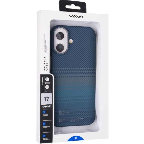 Фото - Чехол для смартфона Gelius Kevlar Case (MagSafe) for iPhone 17 Blue (102759)