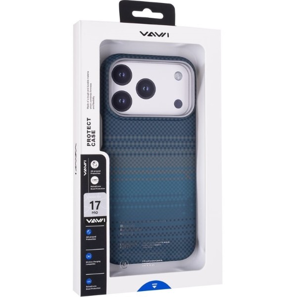 Фото - Чехол для смартфона Gelius Kevlar Case (MagSafe) for iPhone 17 Pro Blue (102762)