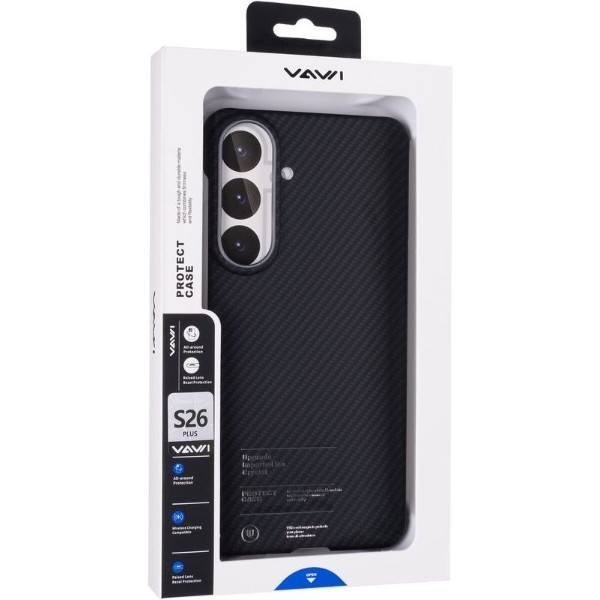 Фото - Чохол для смартфону Gelius Kevlar Case (MagSafe) for Samsung S26 Plus Black (102769)