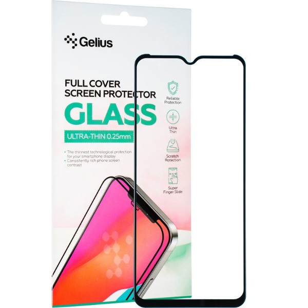 Фото - Захисне скло для смартфону Gelius Full Cover Ultra-Thin 0.25mm for Tecno Spark 8/ 8T/ 8P/ 8C Black (92478)