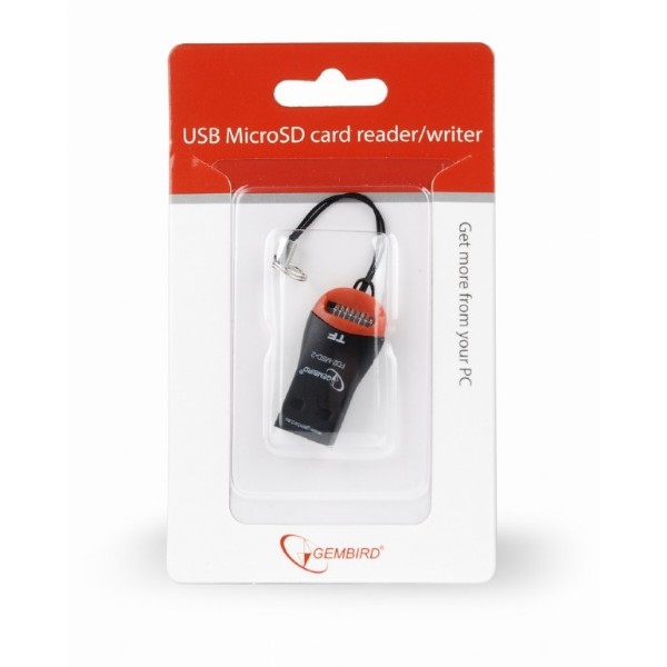 Фото - Кардридер Gembird FD2-MSD-3 USB 2.0 Black