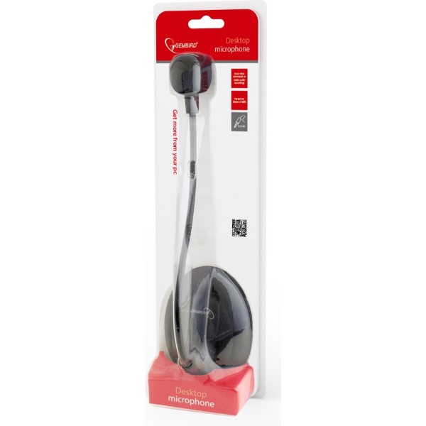Фото - Уцінка - Мікрофон до комп'ютера дротовий Gembird MIC-205 Black