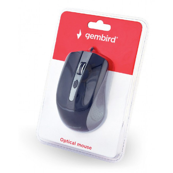 Фото - Мышь проводная Gembird MUS-4B-01-GB Black/Grey USB