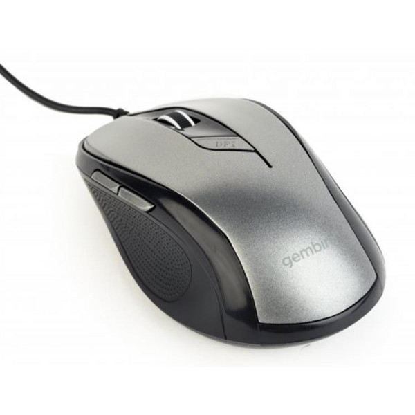 Фото - Мышь проводная Gembird MUS-6B-01-BG Black/Grey USB