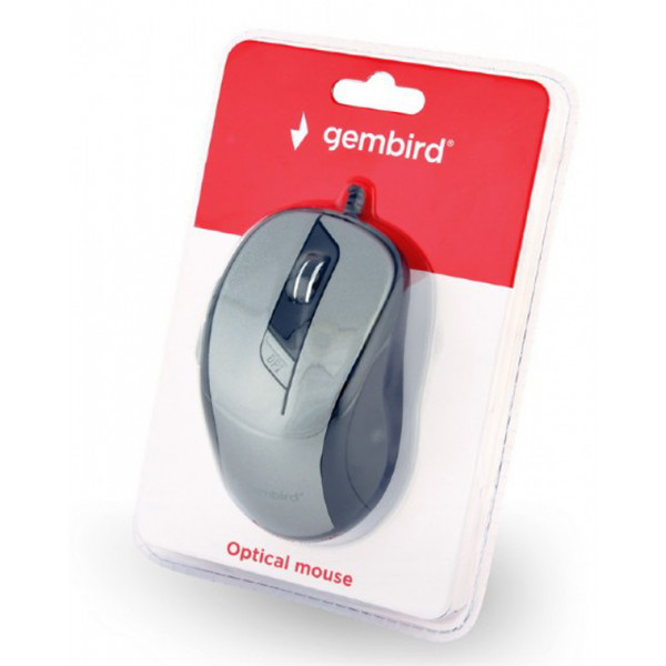 Фото - Мышь проводная Gembird MUS-6B-01-BG Black/Grey USB