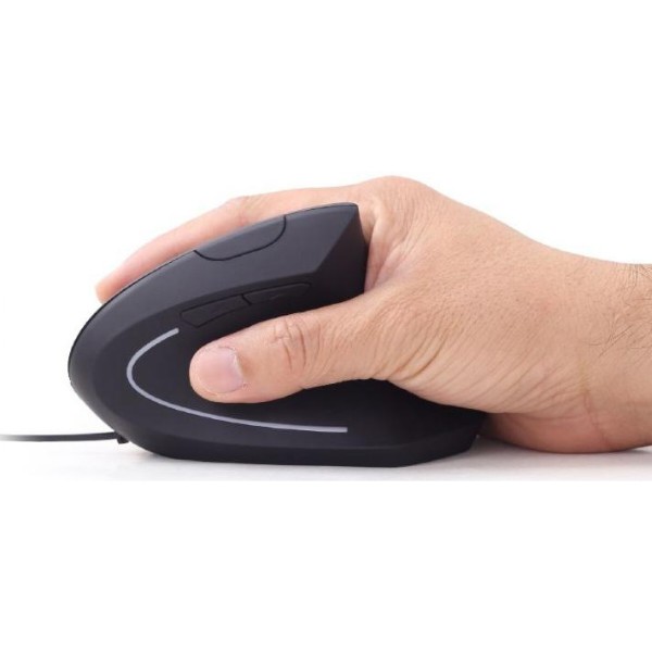 Фото - Мікропошкодження - Миша дротова Gembird MUS-ERGO-01 Black USB