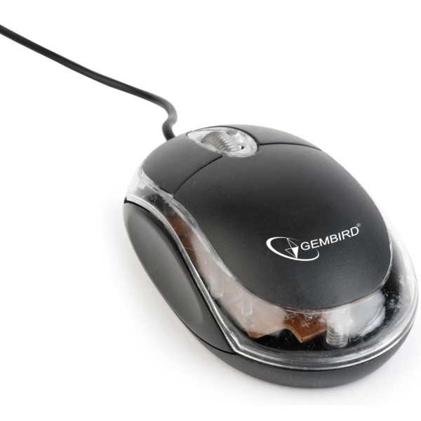 Фото - Миша дротова Gembird MUS-U-01-BKT Black USB