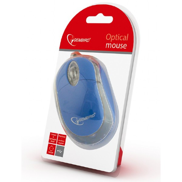 Фото - Мышь проводная Gembird MUS-U-01-BT Blue USB