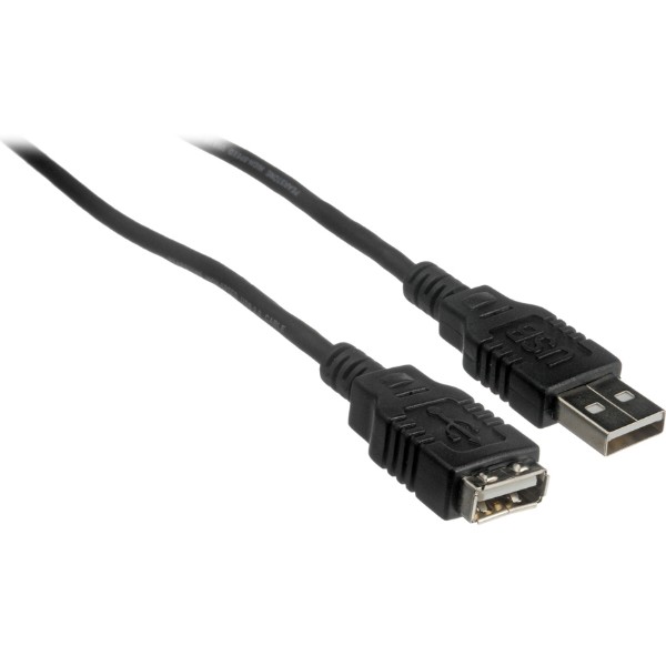 Фото - Кабель USB type A - USB type A Cablexpert USB 2.0 AM/AF 1.8m (CCF-USB2-AMAF-6) ферритовий фильтр