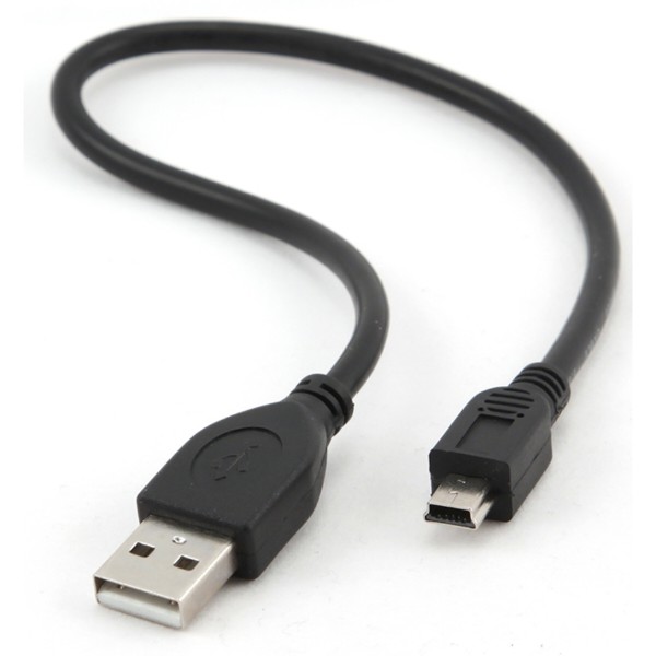 Фото - Кабель USB - miniUSB Cablexpert USB AM/mini USB 5 pin 0.3m (CCP-USB2-AM5P-1)