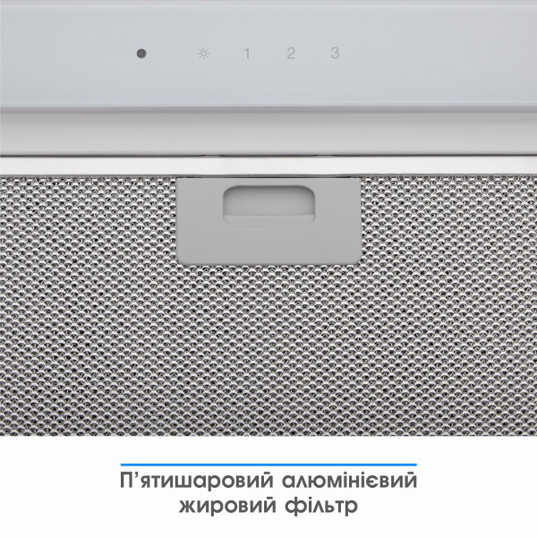 Фото - Вытяжка встраиваемая ELEYUS Gemini 1200 LED 52 WH