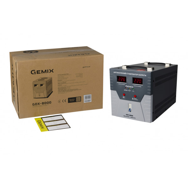Фото - Стабілізатор напруги Gemix GDX-8000