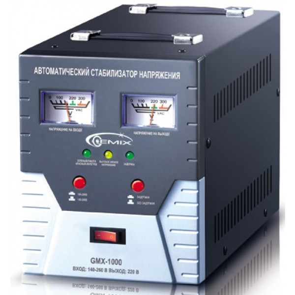 Фото - Уценка - Стабилизатор напряжения Gemix GMX-1000