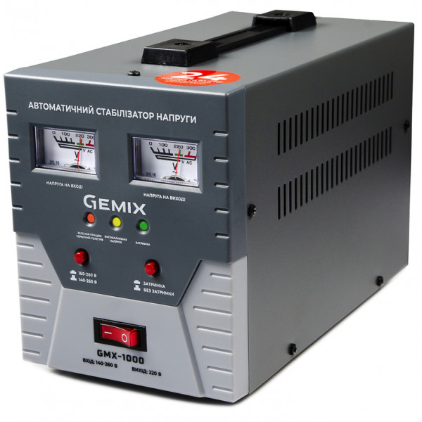 Фото - Стабілізатор напруги Gemix GMX-1000 Фото - Стабілізатор напруги Gemix GMX-1000