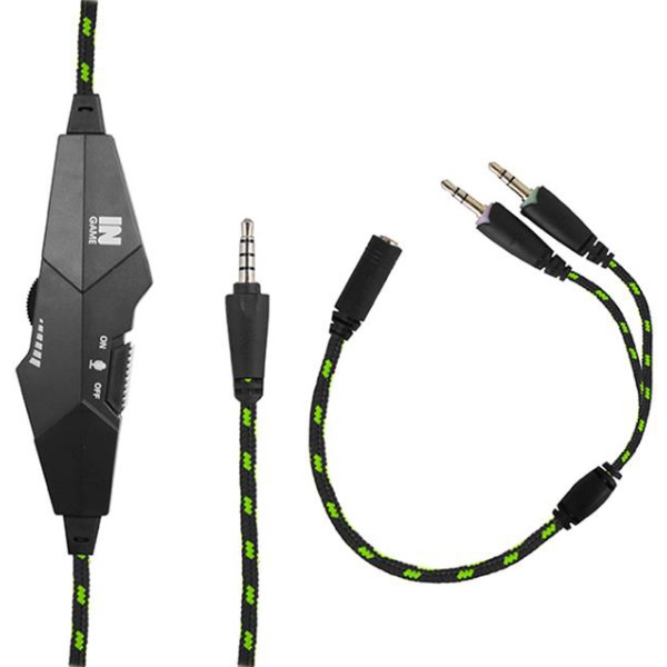 Фото - Гарнитура проводная игровая Gemix N20 Black-Green (04300107)
