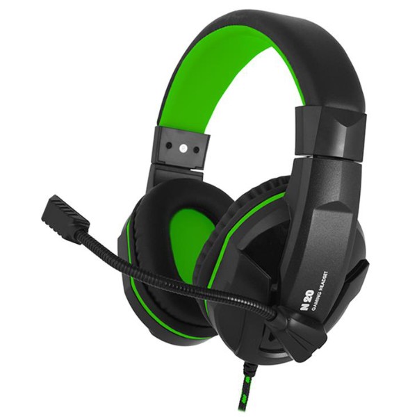 Фото - Гарнитура проводная игровая Gemix N20 Black-Green (04300107)