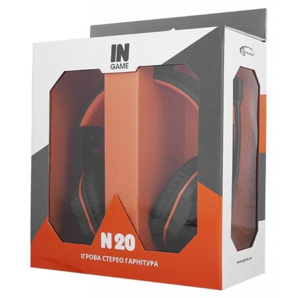 Фото - Гарнитура проводная игровая Gemix N20 Black-Orange (04300106)