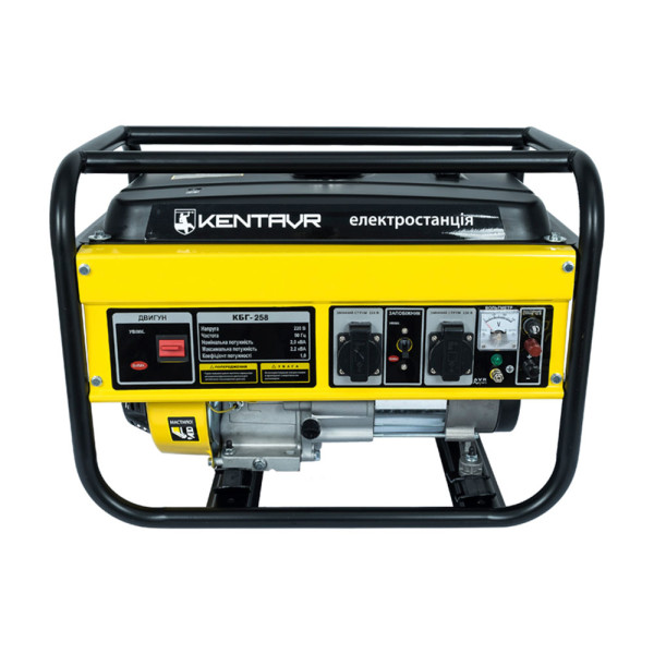 Фото - Генератор бензиновий Кентавр КБГ258 (L)