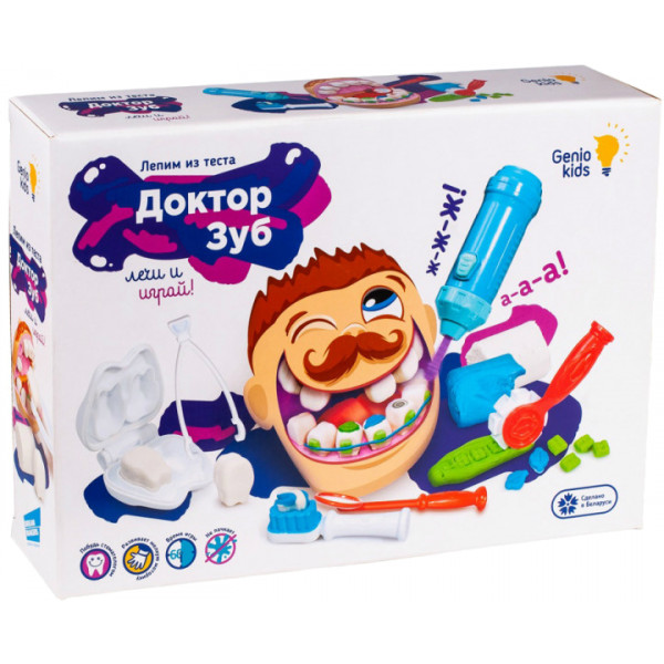 Фото - Лепка из теста Genio Kids Доктор Зуб (TA1041)
