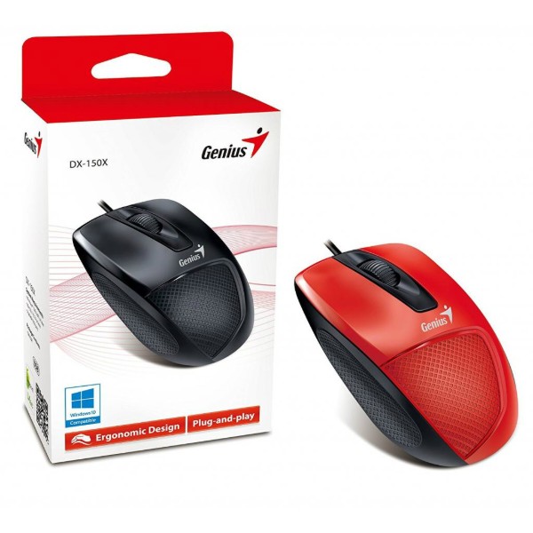 Фото - Миша дротова Genius DX-150X USB Red/Black