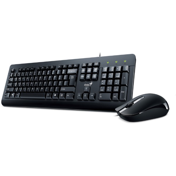 Фото - Мікропошкодження - Клавіатура+миша Genius KM-160 USB Black Ukr (31330001419)