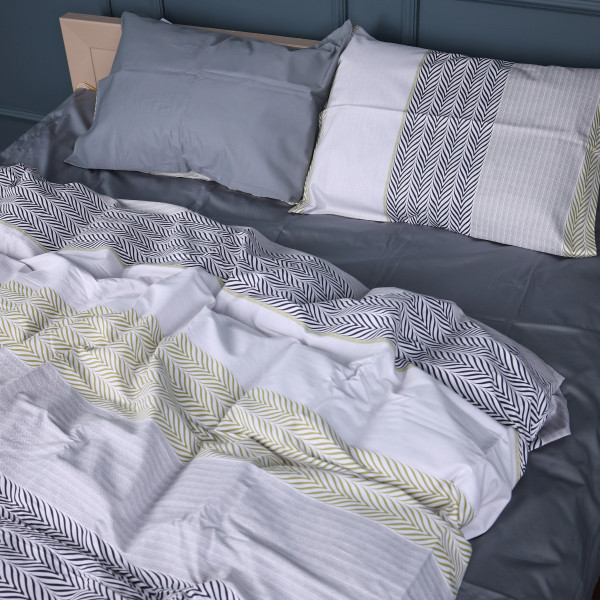 Фото - Наволочка MirSon Сатин 22-1415 Geometric comfort 70х70 см (2200011123783)