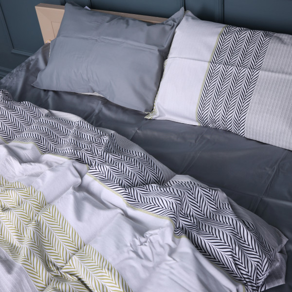 Фото - Наволочка MirSon Сатин 22-1415 Geometric comfort 70х70 см (2200011123783)