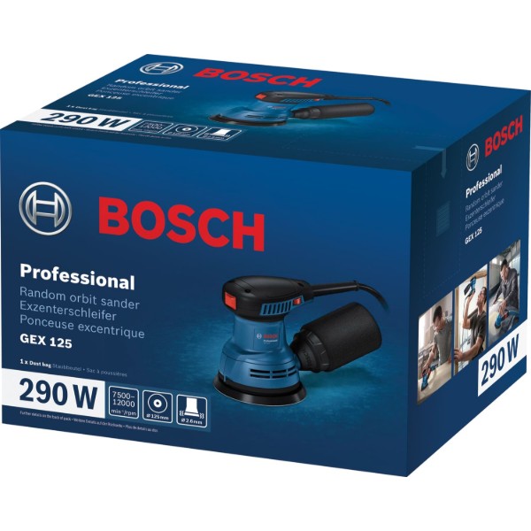 Фото - Эксцентриковая шлифовальная машина Bosch GEX 125-1 (0.601.3A8.020)