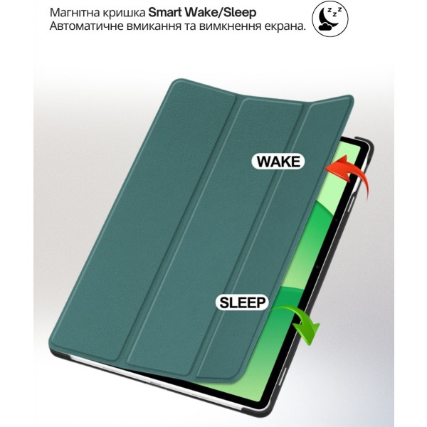 Фото - Чохол для планшета BeCover Smart Case for Oppo Pad SE/OnePlus Pad lite 11.0" 2025 Dark Green (714781)