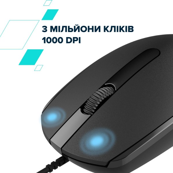 Фото - Миша дротова Canyon CNE-CMS10B Black USB