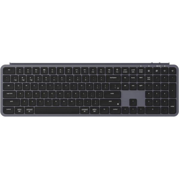 Фото - Клавиатура беспроводная Keychron B6 Pro USB/WL/BT Space Gray (B6P-K1-UA)