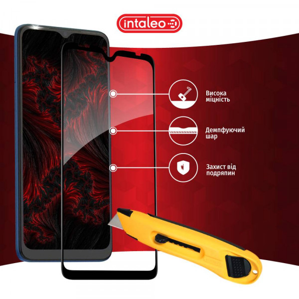 Фото - Захисне скло для смартфону Intaleo Full Glue for Tecno Pop 5 Black (1283126515477)
