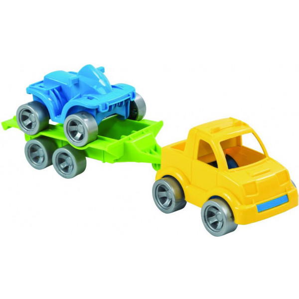 Фото - Базовий ігровий транспорт для малюка Tigres Набір авто "Kid cars Sport" 3 ел. (Пікап + квадроцикл) (39543)